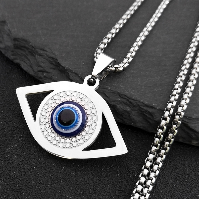 Islam Hamsa Evil Blue Eye Neck - Jewelry & Watches Sp Z Oo Opinie 评论和价格
