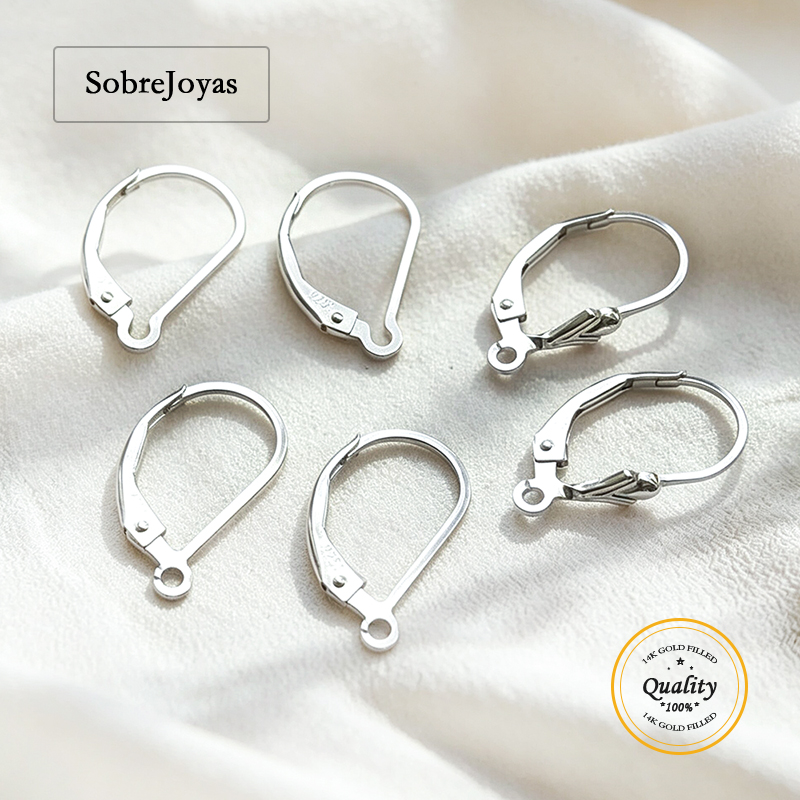 Fleur De Lis Leverback Ear Wir - Sterling Silver Ring 评论和价格