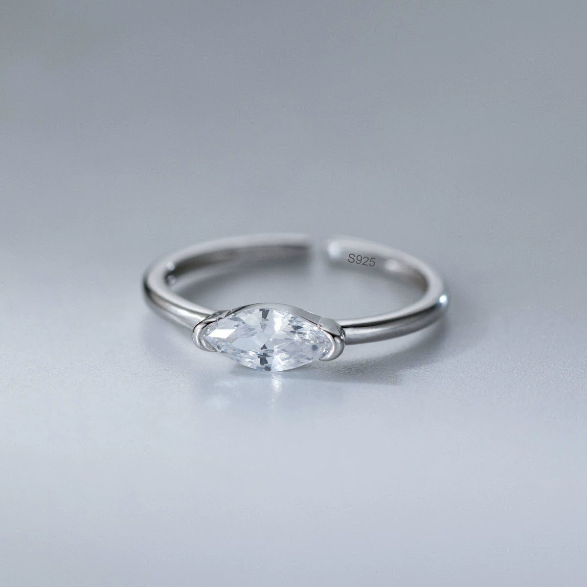 925 Sterling Silver Rings For  - Statement Cocktail Ring 评论和价格