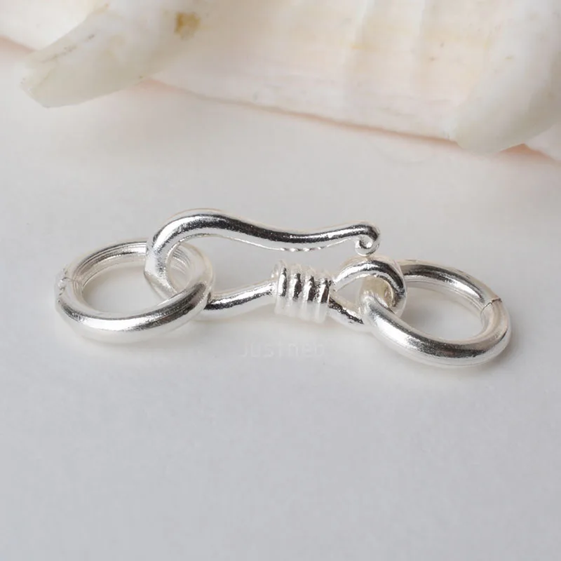 Sterling Silver S Hook & Eye F - Sterling Silver Ring 评论和价格