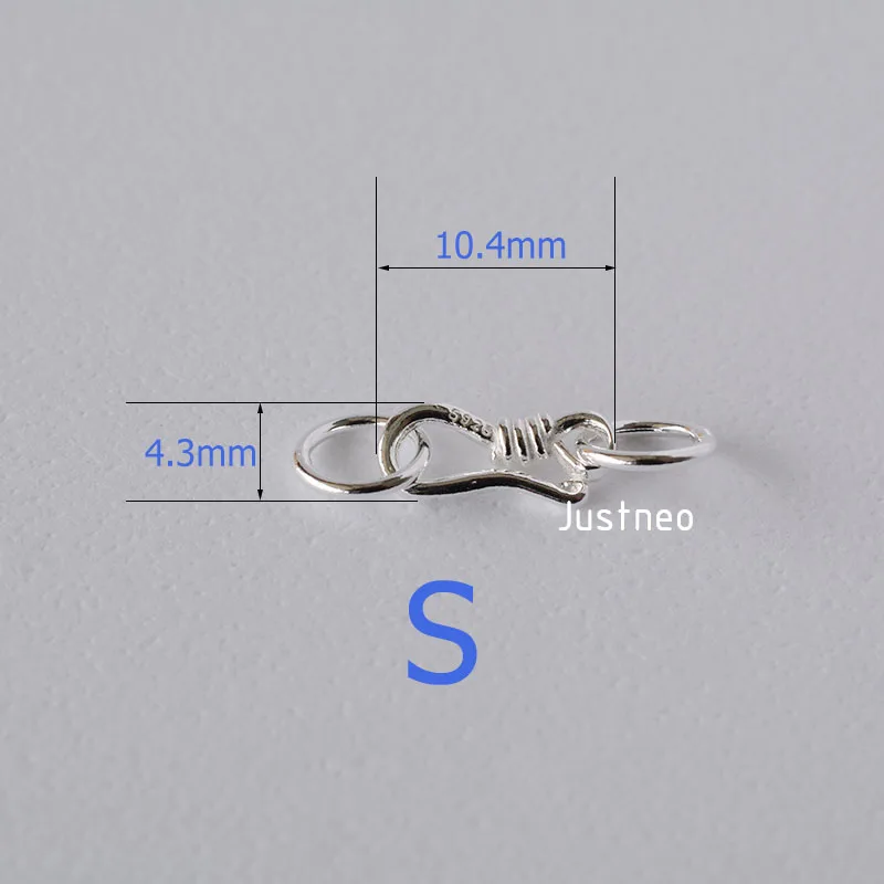 Sterling Silver S Hook & Eye F - Sterling Silver Ring 评论和价格