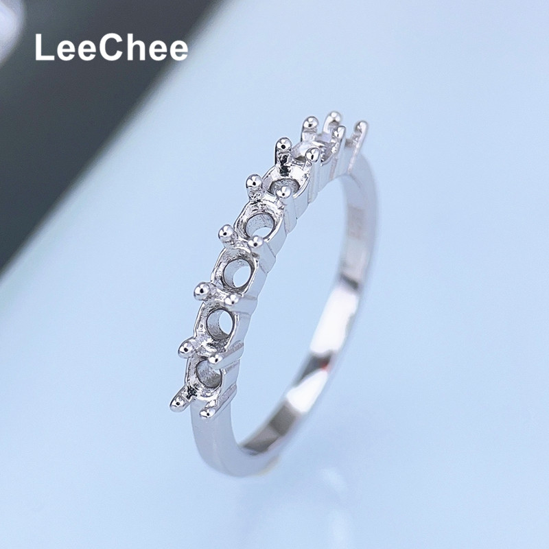 Fixed Band Ring Settings for M - Sterling Silver Ring 评论和价格