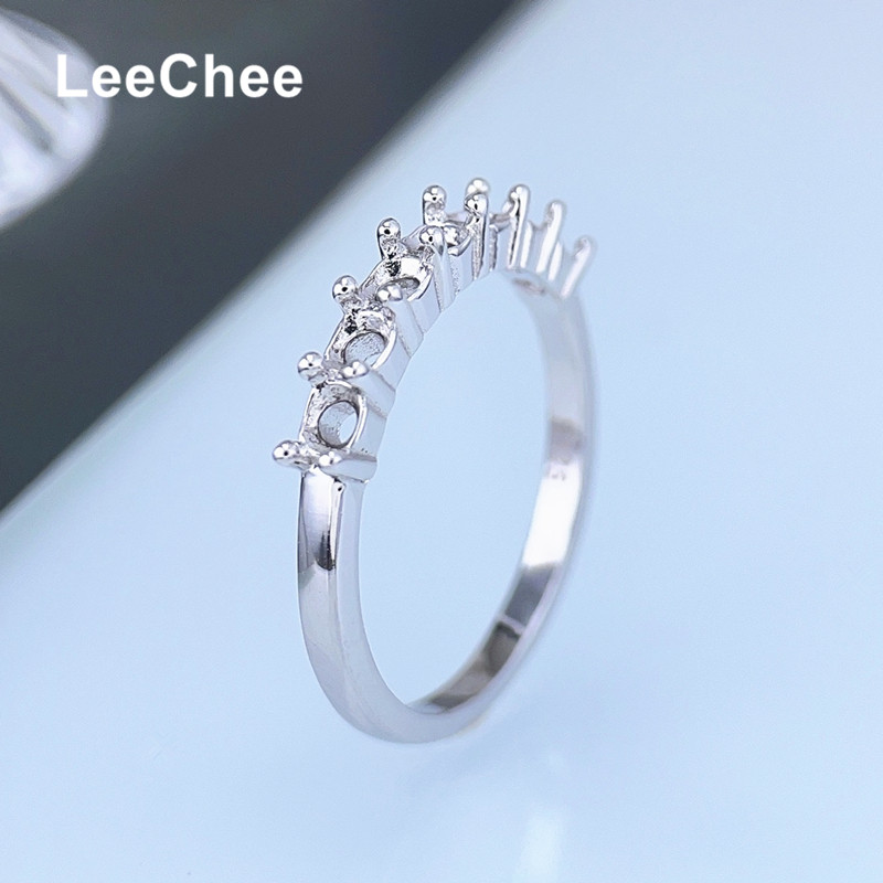 Fixed Band Ring Settings for M - Sterling Silver Ring 评论和价格