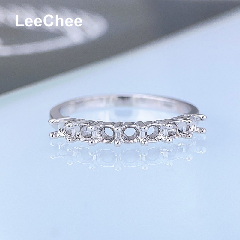 Fixed Band Ring Settings for M - Sterling Silver Ring 评论和价格