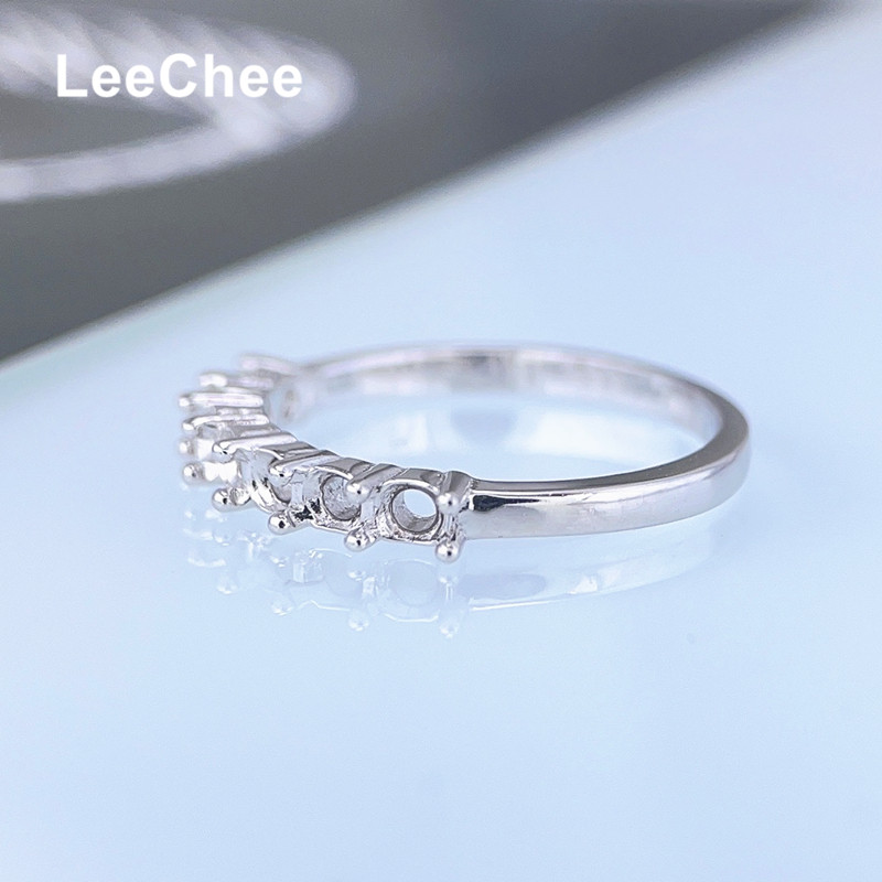 Fixed Band Ring Settings for M - Sterling Silver Ring 评论和价格
