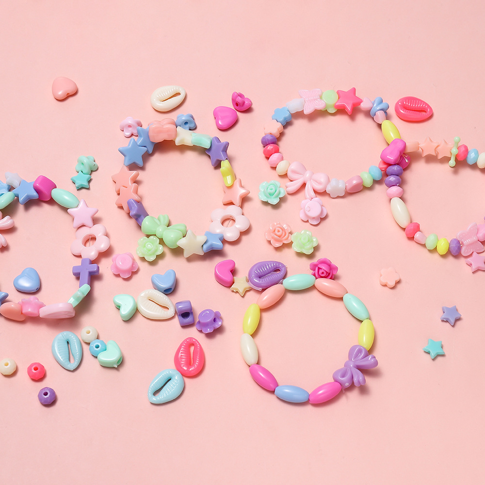 1 Box Colorful Acrylic Pony Be - Jewelry Quotes 评论和价格
